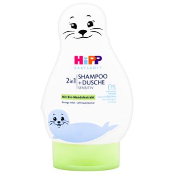 Шампунь и гель для купания Hipp Babysanft детский 200мл - купить, цены на METRO - фото 1