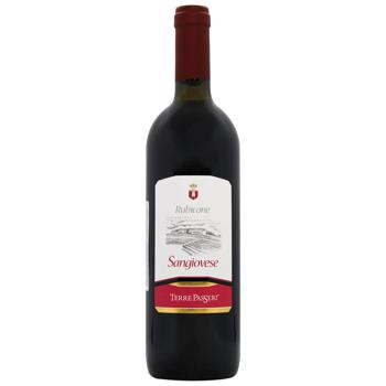 Вино Terre Passeri Sangiovese Rubicone красное сухое 11% 0,75л - купить, цены на За Раз - фото 1