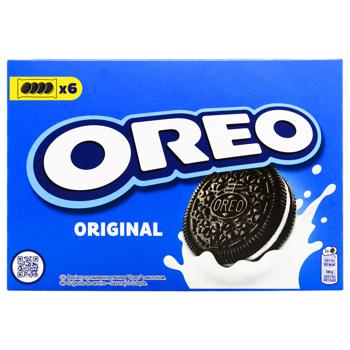 Печенье Oreo с какао и кремовой начинкой ванильного вкуса 228г - купить, цены на METRO - фото 3