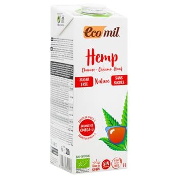 Молоко Ecomil Конопель рослинне без цукру органічне 1л - купити, ціни на - фото 3