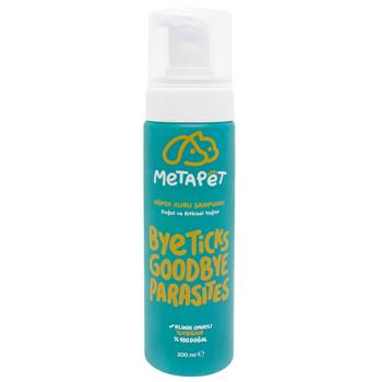 Шампунь Metapet Bye Ticks Goodbye Parasites для собак пенный 200мл