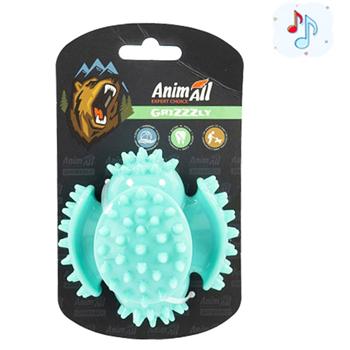 Игрушка для собак AnimAll GrizZzly Мячик с пищалкой 9,3см мятный - купить, цены на MasterZoo - фото 1