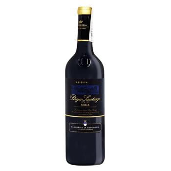 Вино Rioja Santiago Reserva Rioja красное сухое 13,5% 0,75л - купить, цены на NOVUS - фото 1