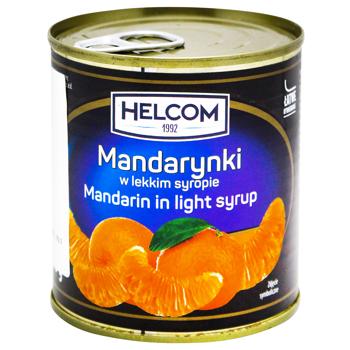 Мандарини Helcom у легкому сиропі 312г - купити, ціни на Чудо Маркет - фото 1