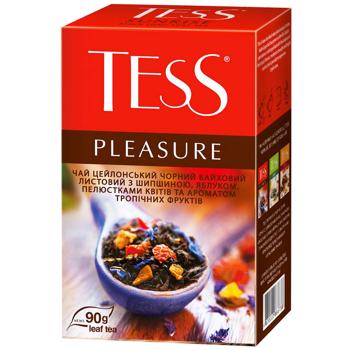 Чай чорний Tess Pleasure 90г - купити, ціни на КОСМОС - фото 1