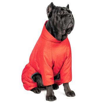 Pet Fashion Cold Raincoat for Dogs s.7XL Red - buy, prices for MasterZoo - photo 3