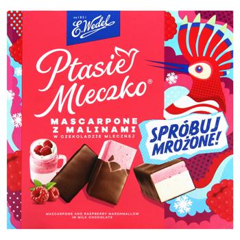 Конфеты E.Wedel Птичье молоко малина и маскарпоне 340г - купить, цены на NOVUS - фото 2