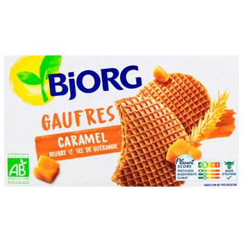 Вафлі Bjorg з карамельною начинкою 175г - купити, ціни на WINETIME - фото 2