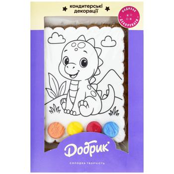Пряник-розмальовка Добрик Дракошка