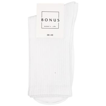 Bonus Women's Demi Socks 3542 s.23-25 White
