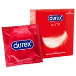 Презервативи Durex Elite латексні з силіконовою змазкою тонкі Зшт