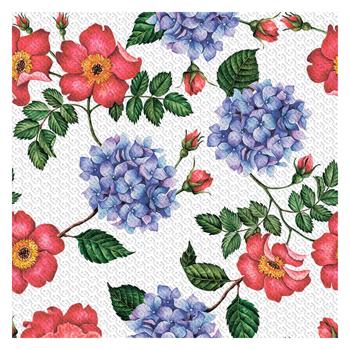 Silken Hydrangea with Rose Hips 2-Ply Table Napkins 33*33cm 16pcs - buy, prices for Za Raz - photo 2