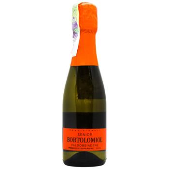 Bortolomiol Senior Valdobbiadene Prosecco Superiore White Dry Sparkling Wine 11% 200ml - buy, prices for ULTRAMARKET - photo 1