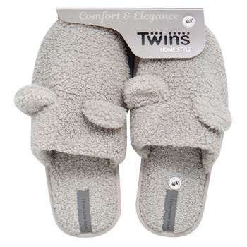 Twins Teddi Indoor Men's Slippers s.40-45 in Assortment - buy, prices for NOVUS - photo 2