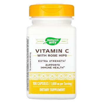 Nature's Way Vitamin C with Rosehips 1000mg 100 capsules