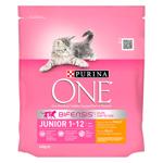 Корм сухой Purina One Junior с курицей для котят 450г