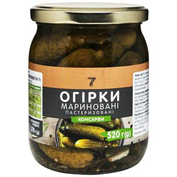 Semerka Pickled Cucumbers 520g - buy, prices for COSMOS - photo 1