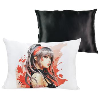 Strateg Anime Grace Pillow 26х35cm Black with Sublimation Application - buy, prices for NOVUS - photo 2