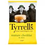 Чипсы Tyrrell`s картофельные с чеддером и луком 150г