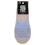 Premier Socks Melange Men's Foot Covers s.25-29 Beige with Light Blue