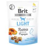 Ласощі для собак Brit Care Light з кроликом та папаєю для контролю ваги 150г