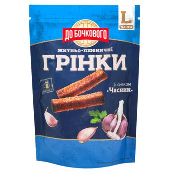 Do Bochkovoho Garlic Flavored Croutons 120g - buy, prices for NOVUS - photo 1