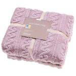 Homeline Braid Powder Fleece Blanket 195x220cm
