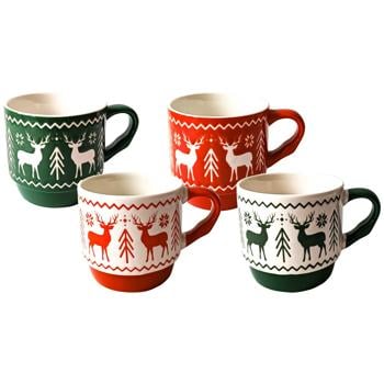 Чашка Vittora Помощники Санты 305мл в ассортименте