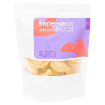 Вареники з солоним фермерським сиром 400г - купити, ціни на Grono - фото 1