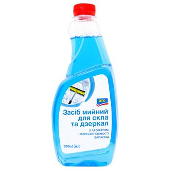 Засіб мийний Aro Морська свіжость для скла та дзеркал 500мл