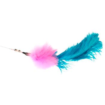 GimCat Wand with Feathers and Bells Cat Toy 48cm Color in Assortment - buy, prices for - photo 2