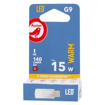 Лампочка Ашан LED G9 15W - купить, цены на Auchan - фото 1