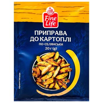 Приправа Fine Life к картофелю по-деревенски 20г - купить, цены на METRO - фото 1