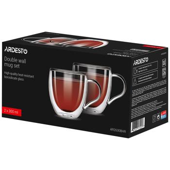 Ardesto Double Wall Cup Set 2pcs 300ml