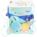 One Two Fun My Beach Play Kit Backpack and 7 items