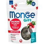 Ласощі для собак Monge Gift Skin Support з лососем та журавлиною 150г