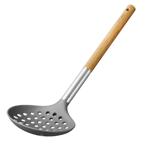 Шумовка Lamart пластиковая с деревянной ручкой