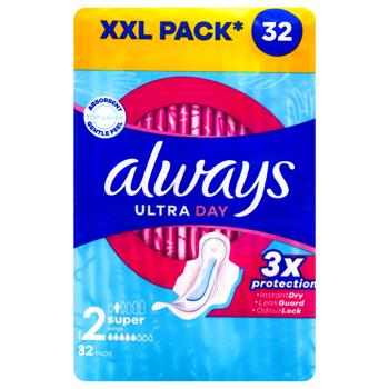 Always Ultra Super 2 Hygienical Pads 32pcs