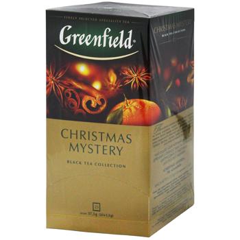 Чай чорний Greenfield Christmas Mystery 1,5г*25шт - купити, ціни на КОСМОС - фото 1