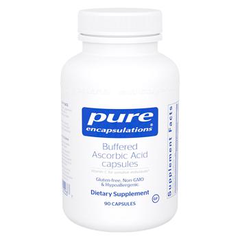 Кислота аскорбінова Pure Encapsulations буферизована 90 капсул - купити, ціни на Біотус - фото 1