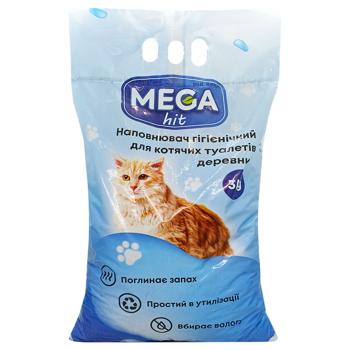 Mega hit Wooden Cat Litter 3kg - buy, prices for Chudo Market - photo 1