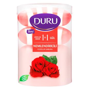 Duru Rose Solid Soap with Moisturizer 100g 4pcs - buy, prices for MegaMarket - photo 1