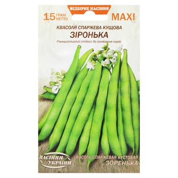 Семена Семена Украины Maxi Фасоль спаржевая кустовая Звездочка 15г - купить, цены на МегаМаркет - фото 1