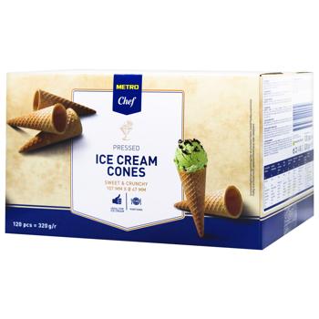 Metro Chef Ice Cream Cones 120pcs 320g - buy, prices for METRO - photo 1