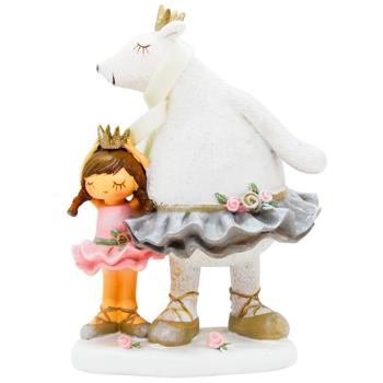 Bona Di Girl with Bear Decorative Figurine 19.5cm