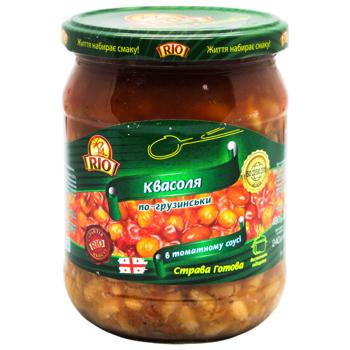 Rio Georgian In Tomato Sauce Kidney Beans 480g - buy, prices for COSMOS - photo 1