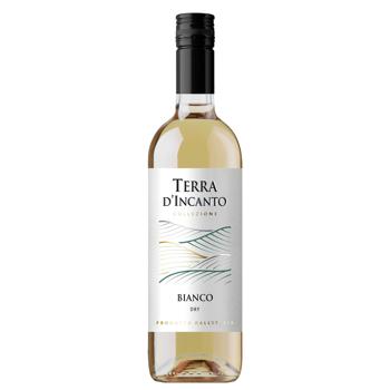 Terra d'Incante Bianco White Dry Wine 10,5% 0.75l - buy, prices for Ideal - photo 1