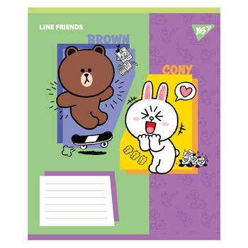 Yes Line Friends Funny Diagonal Line Notebook А5 12 sheets - buy, prices for - photo 6