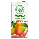 Nash Sik Pear-Apple Juice 0.95l