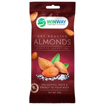 Мигдаль Winway смажений солоний 60г - купити, ціни на Епіцентр FOOD - фото 1